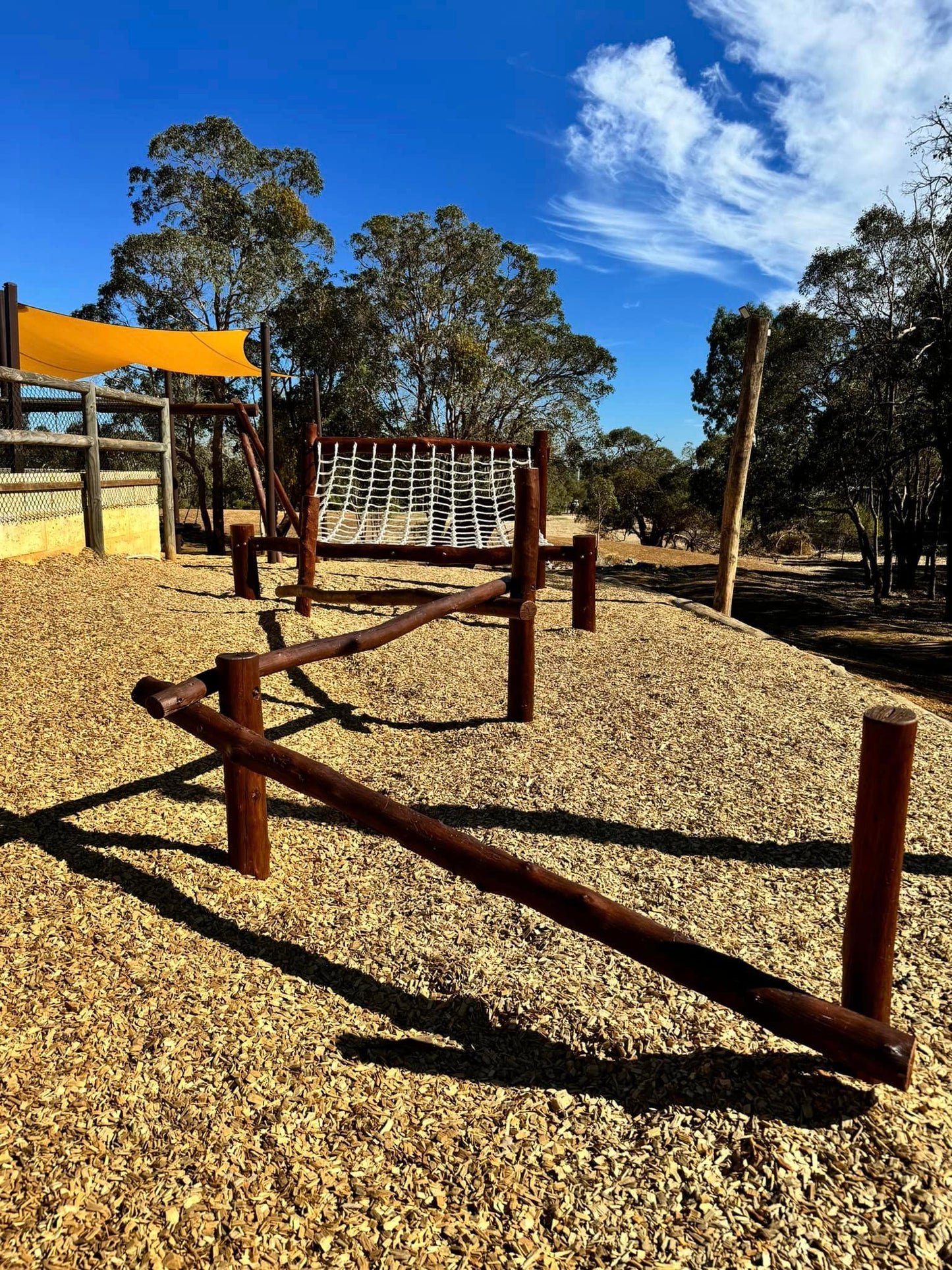 Outdoor Nature Ninja Course Playground