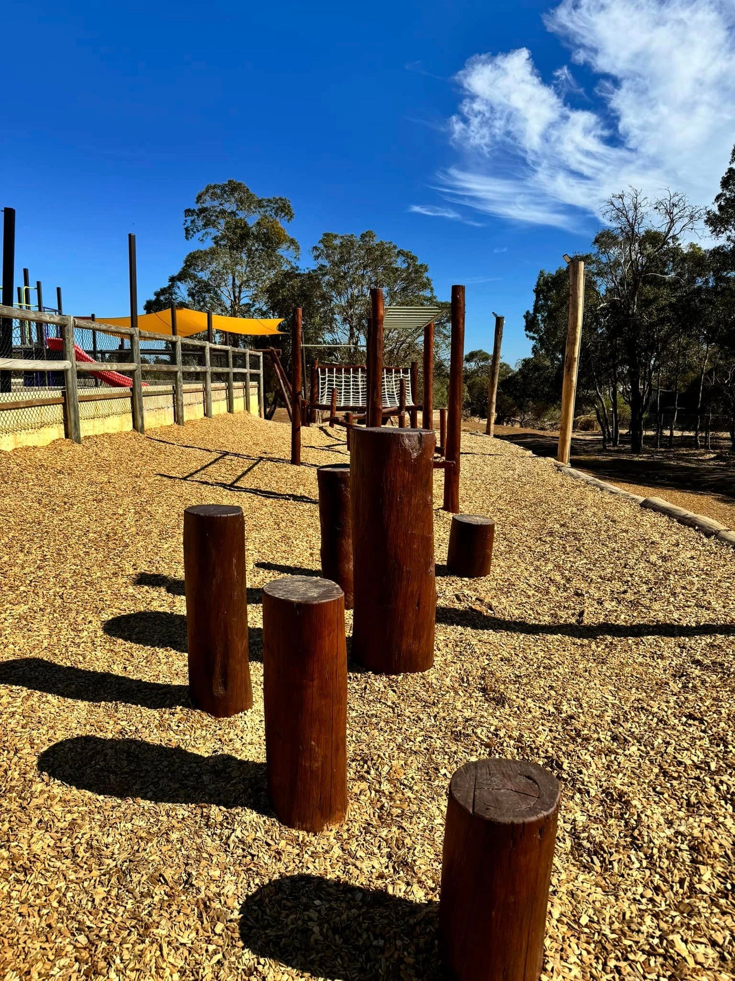 Outdoor Nature Ninja Course Playground