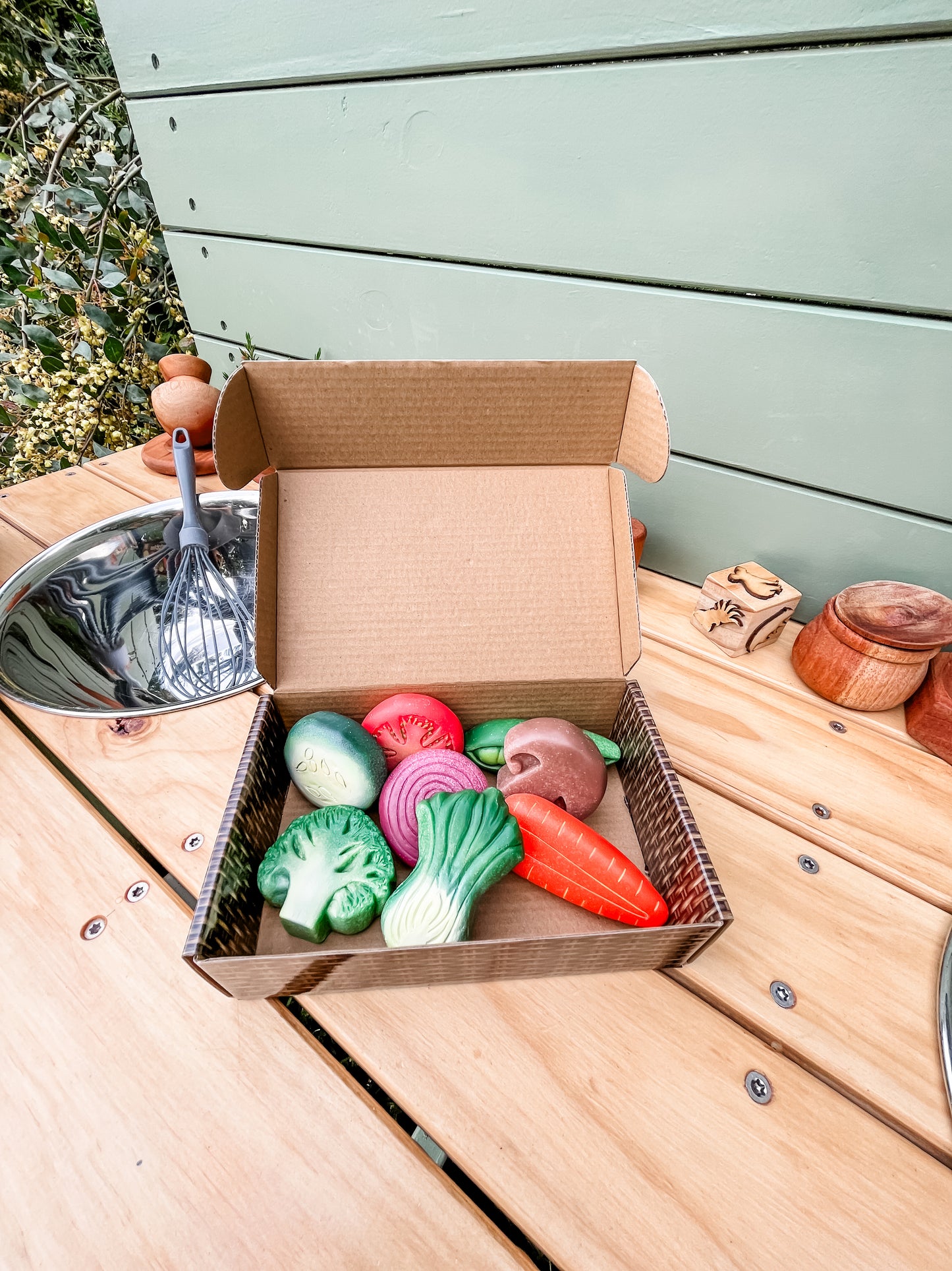Sensory Play Stones - Vegetable