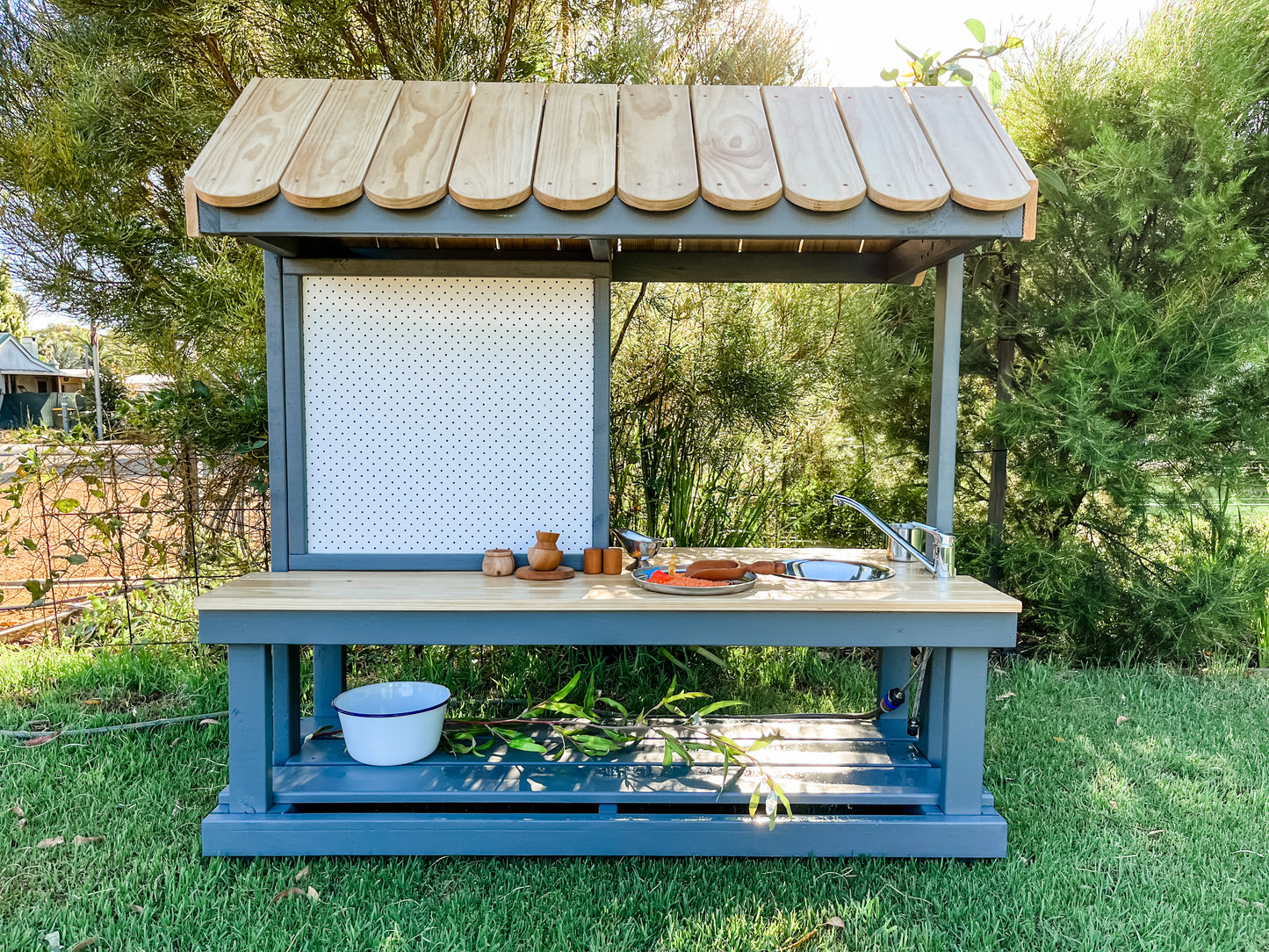 Kids Outdoor Play Market Stall