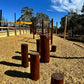 Outdoor Nature Ninja Course Playground