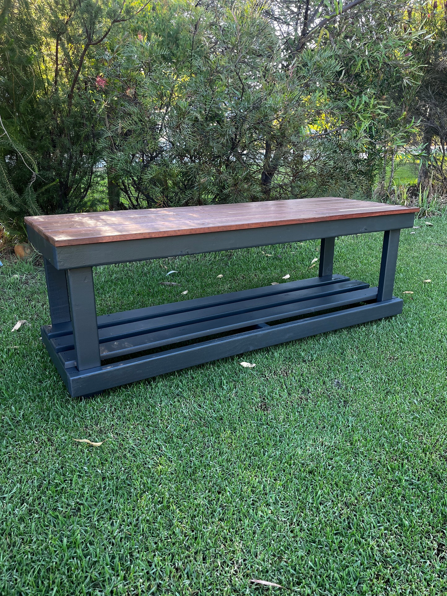 Sensory Mud Bench - Timber Outdoor Play Bench