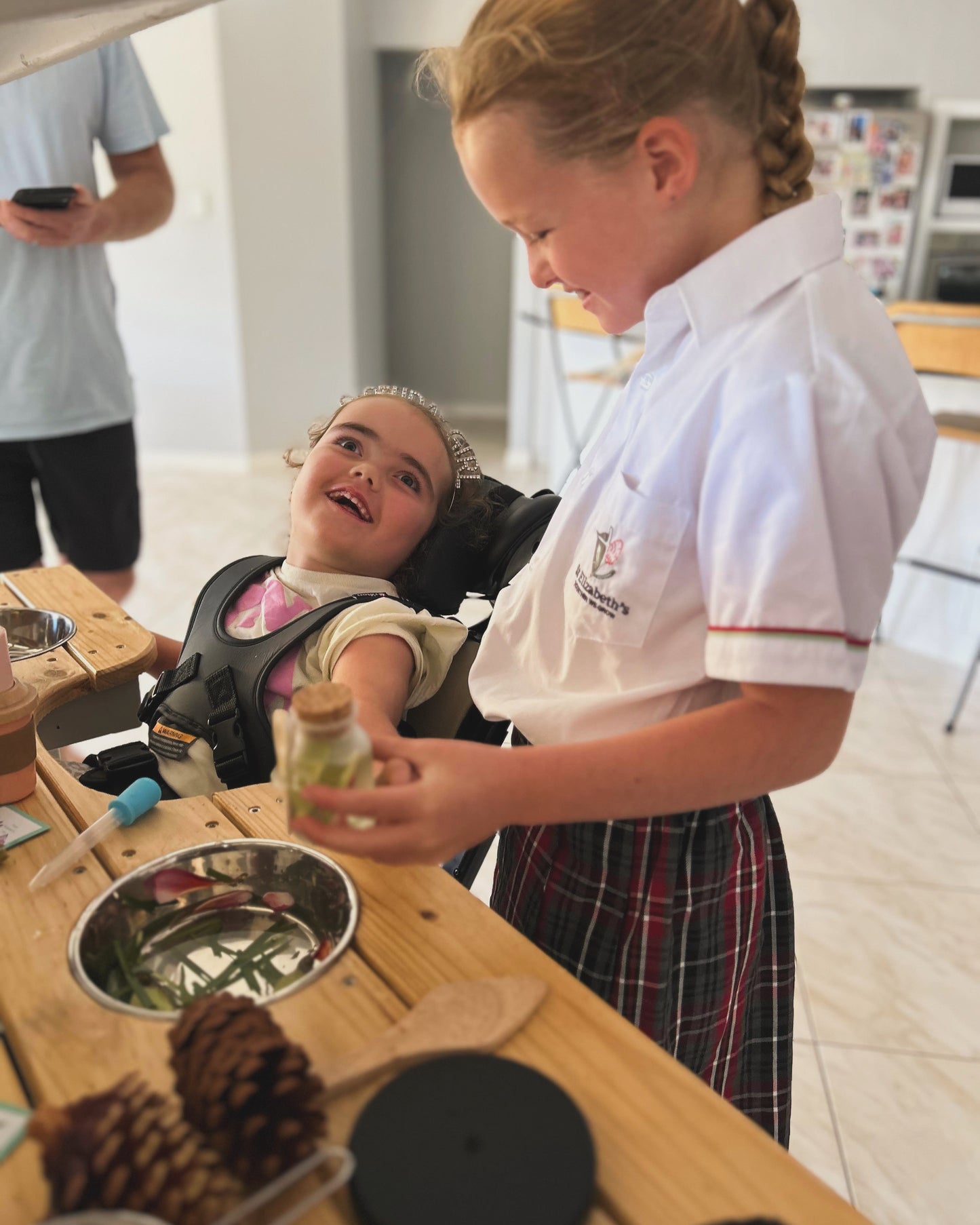 Accessible Sensory Mud Kitchen – Timber Outdoor Play Kitchen