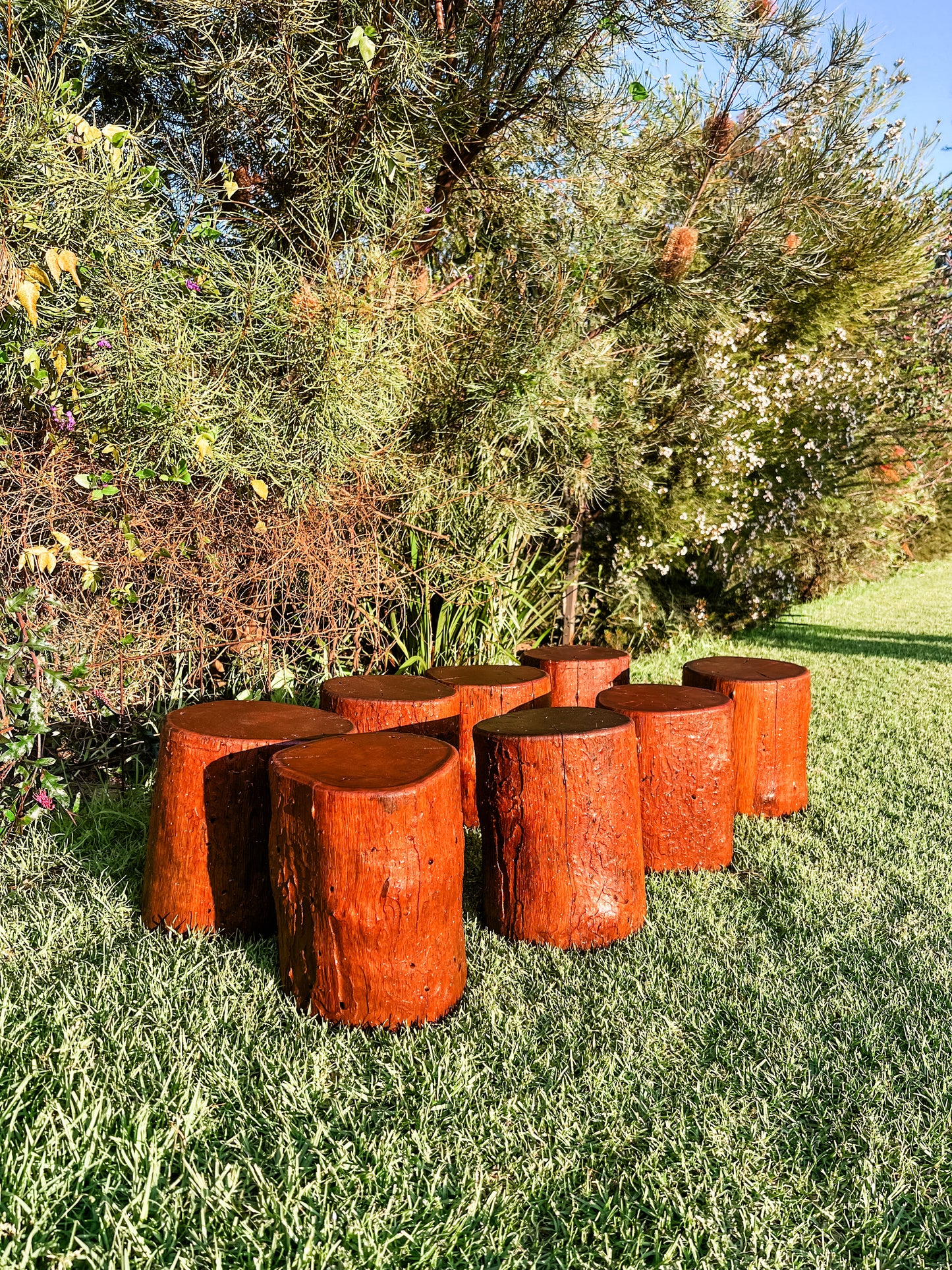 Natural Jarrah Stool/Stepping Logs - SOLD OUT