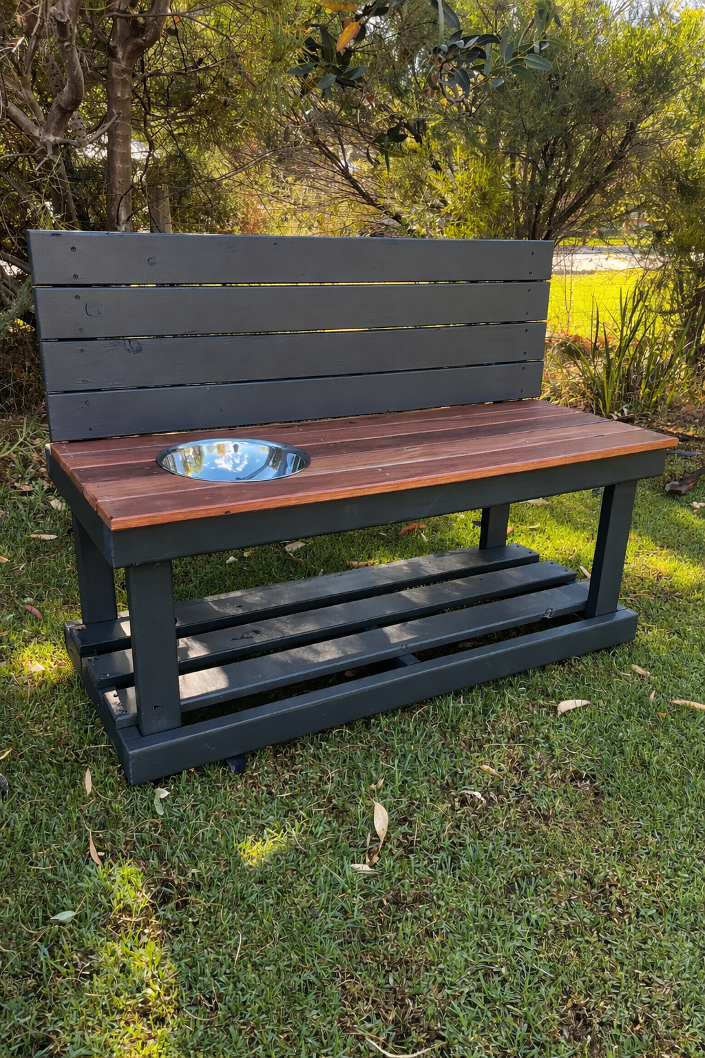 Big Sensory Mud Station - Large Timber Outdoor Play Station