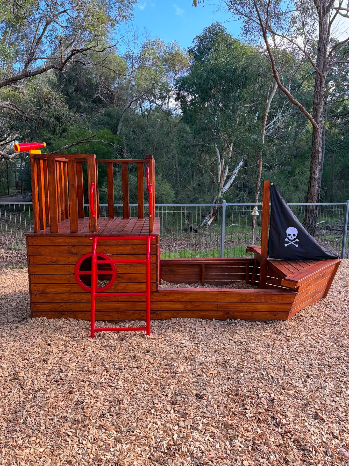 Outdoor Nature-Play Timber Pirate Ship