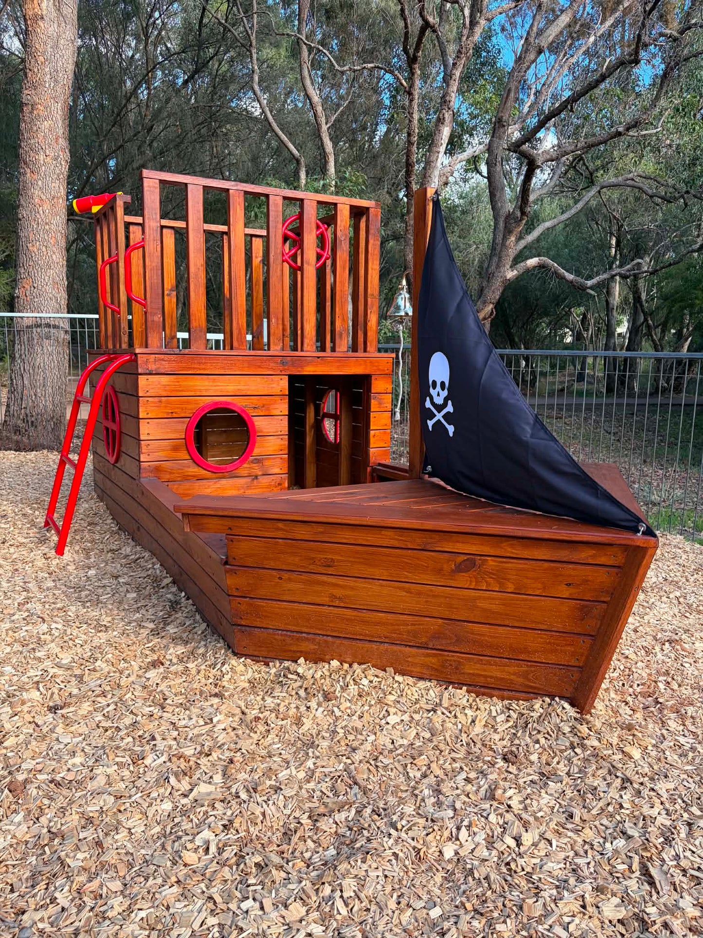 Outdoor Nature-Play Timber Pirate Ship