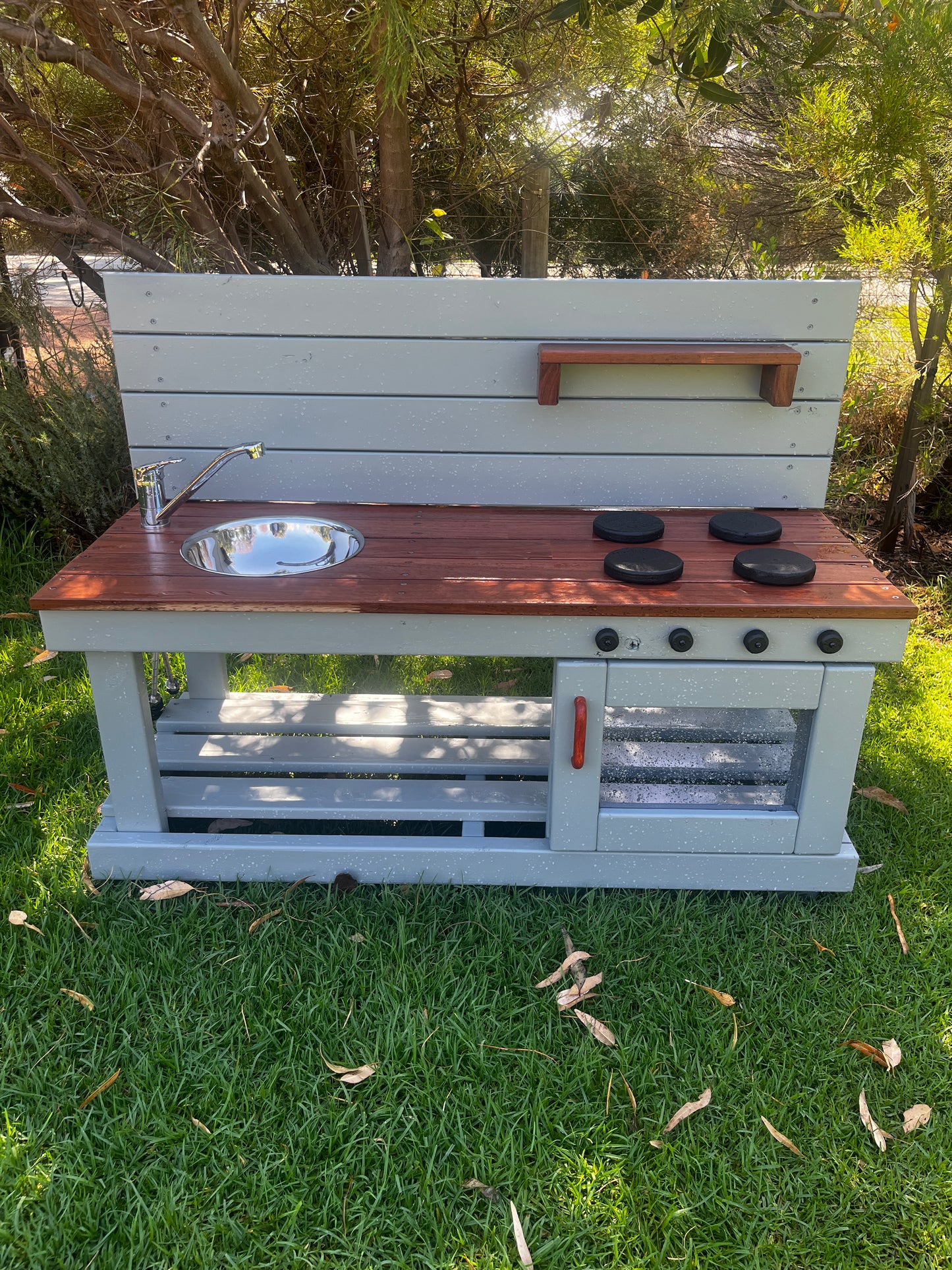 Sensory Mud Kitchen - Timber Outdoor Play Kitchen